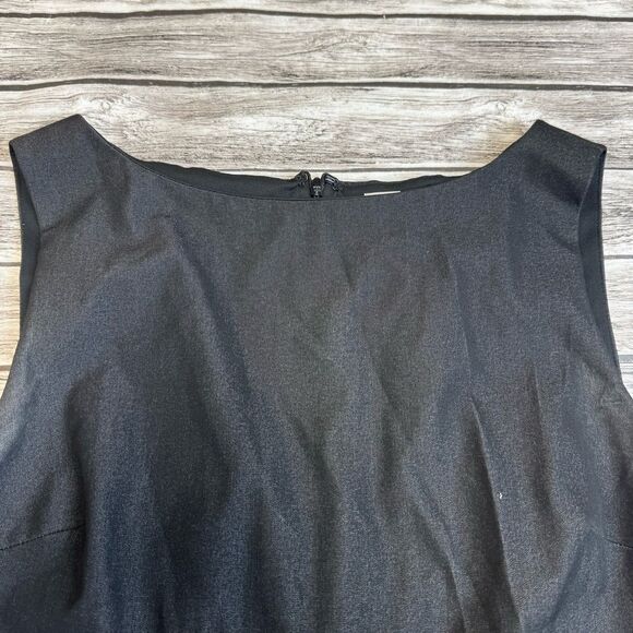 Cache Contour Collection Womens Sleeveless Belted Pencil Dress 12 Dark Grey Gray - Picture 3 of 15